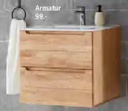 Zurbrüggen LINEA NATURA Waschtischunterschrank mit Keramikwaschtisch Angebot