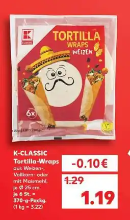 Kaufland K-CLASSIC Tortilla-Wraps Angebot