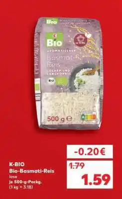 Kaufland K-BIO Bio-Basmati-Reis Angebot