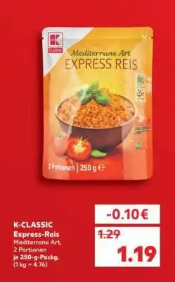 Kaufland K-CLASSIC Express-Reis Angebot