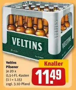 REWE VELTINS Pilsener Angebot