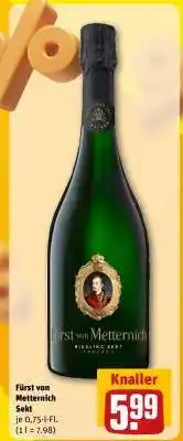 REWE FÜRST VON METTERNICH Sekt Angebot
