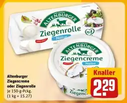 REWE Altenburger Ziegencreme oder Ziegenrolle Angebot