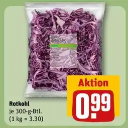 REWE Rotkohl Angebot