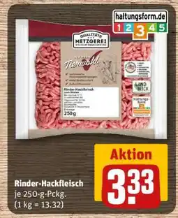 REWE Rinder-Hackfleisch Angebot