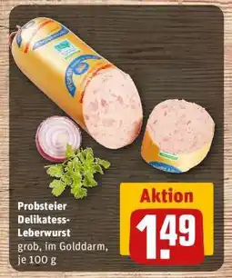 REWE Probsteier Delikatess Leberwurst Angebot