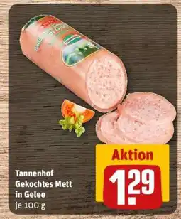 REWE Tannenhof Gekochtes Mett in Gelee Angebot
