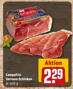 REWE Campofrio Serrano Schinken Angebot