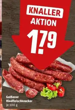 REWE GOLßENER Rindfleischknacker Angebot
