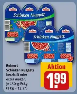 REWE Reinert Schinken Nuggetz Angebot