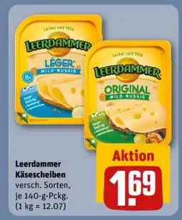 REWE Leerdammer Käsescheiben Angebot