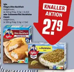 REWE IGLO Filegro-Ofen-Backfisch Angebot