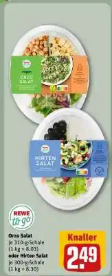 REWE Orzo Salat oder Hirten Salat Angebot