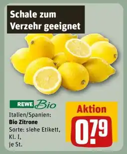 REWE Bio Zitrone Angebot