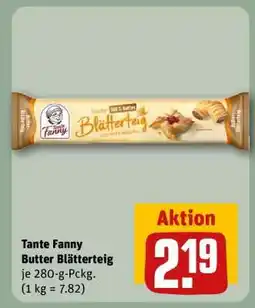 REWE Tante Fanny Butter Blätterteig Angebot