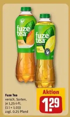 REWE Fuze Tea Angebot