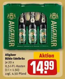 REWE Allgäuer Büble Edelbräu Angebot