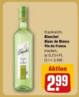 REWE Blanchet Blanc de Blancs Vin de France Angebot