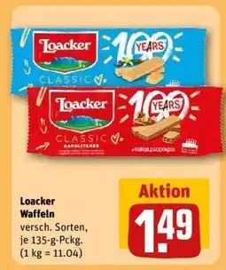 REWE Loacker Waffeln Angebot