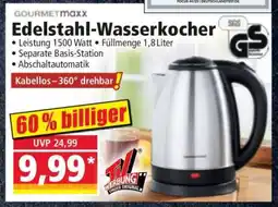 Norma Edelstahl-Wasserkocher Angebot