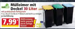 Norma Mülleimer mit Deckel 30 Liter Angebot