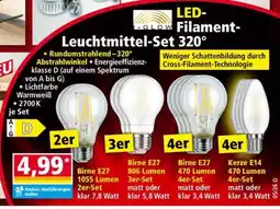 Norma LED-Filament-Leuchtmittel- Set 320° Angebot