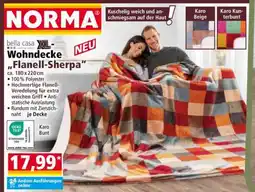 Norma Wohndecke „Flanell-Sherpa“ Angebot
