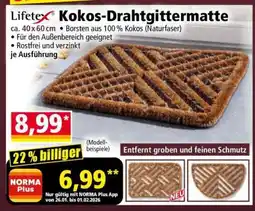 Norma Lifetex Kokos-Drahtgittermatte Angebot