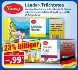 Norma Länder-/Früchtetee Angebot