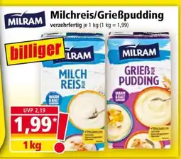 Norma Milchreis/Grießpudding Angebot