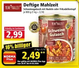 Norma Deftige Mahlzeit Angebot