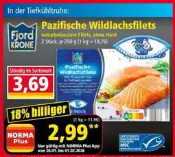 Norma Pazifische Wildlachsfilets Angebot