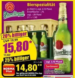 Norma Bierspezialität Angebot