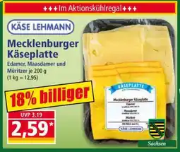 Norma Mecklenburger Käseplatte Angebot