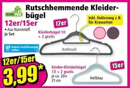 Norma Rutschhemmende Kleiderbügel 12er/15er Angebot
