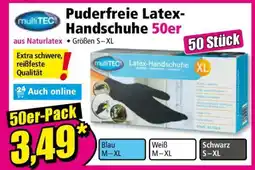 Norma Puderfreie Latex-Handschuhe 50er Angebot