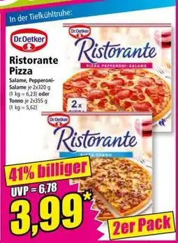 Norma Dr. Oetker Ristorante Pizza Angebot
