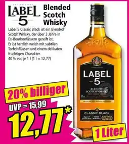 Norma LABEL 5 Blended Scotch Whisky Angebot