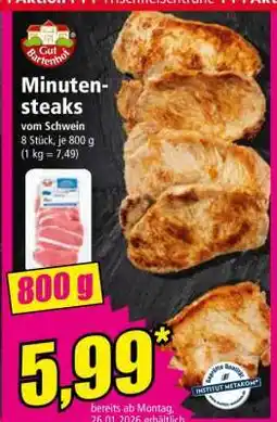 Norma Minutensteaks Angebot