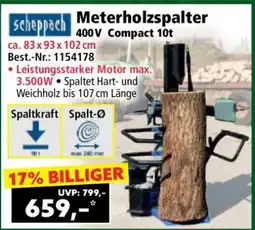 Norma Meterholzspalter 400V Compact 10t Angebot