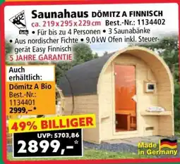Norma Saunahaus DÖMITZ A FINNISCH Angebot
