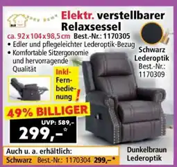 Norma Elektr. verstellbarer Relaxsessel Angebot