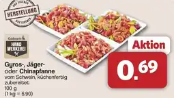 Famila Nord West Goldmarie Gyros-, Jäger- oder Chinapfanne Angebot