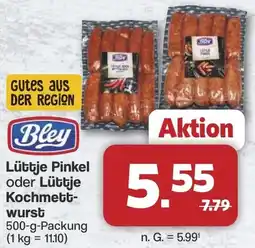 Famila Nord West Bley Lüttje Pinkel oder Lüttje Kochmettwurst Angebot