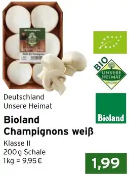 CAP Markt Unsere Heimat Bioland Champignons weiß Angebot