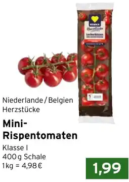 CAP Markt Edeka Herzstücke Mini Rispentomaten Angebot
