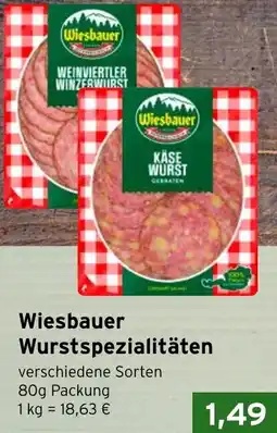 CAP Markt Wiesbauer Wurstspezialitäten Angebot