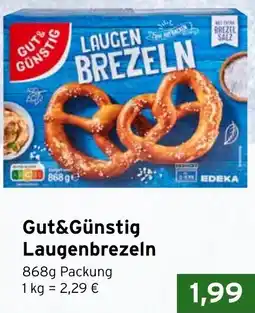 CAP Markt Gut&Günstig Laugenbrezeln Angebot