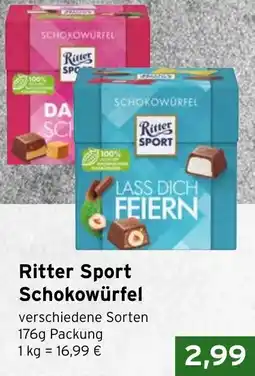 CAP Markt Ritter Sport Schokowürfel Angebot