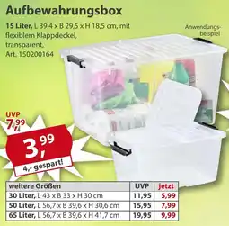 Sonderpreis Baumarkt Aufbewahrungsbox Angebot